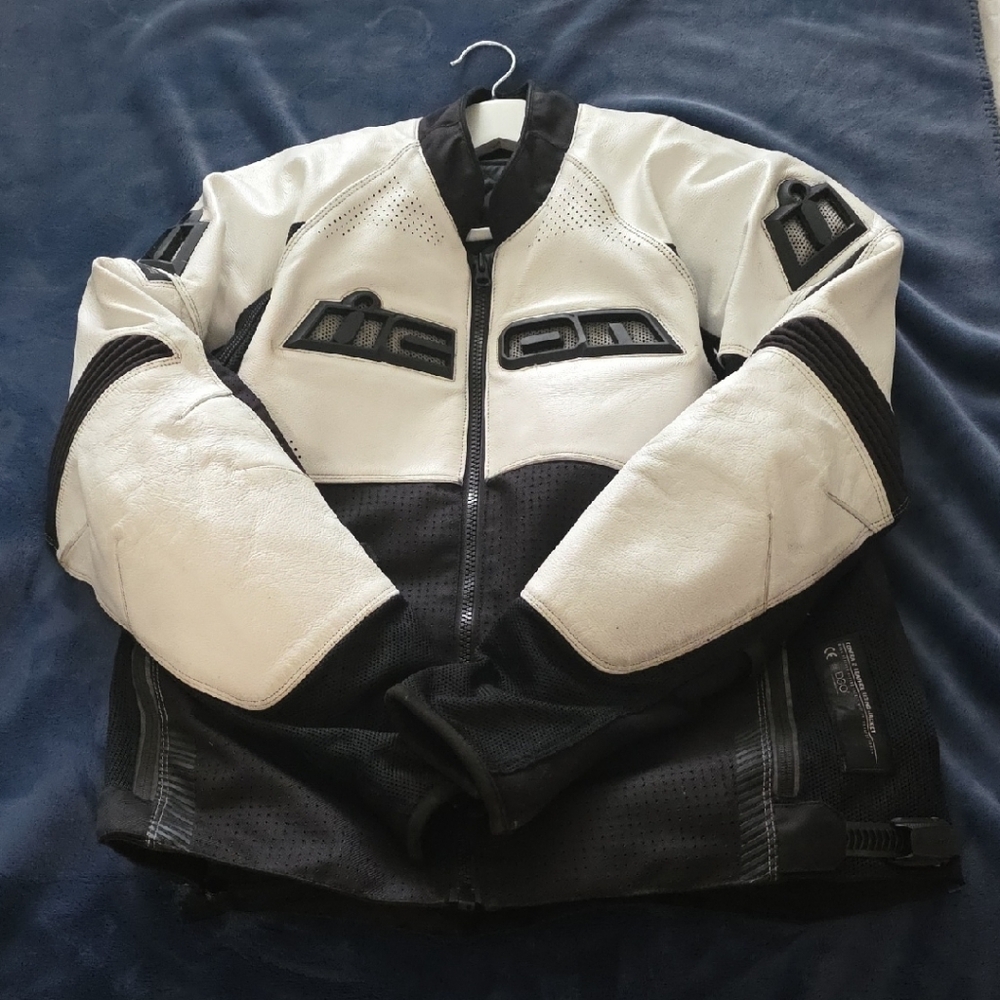 ICON Men's Black and White Jacket